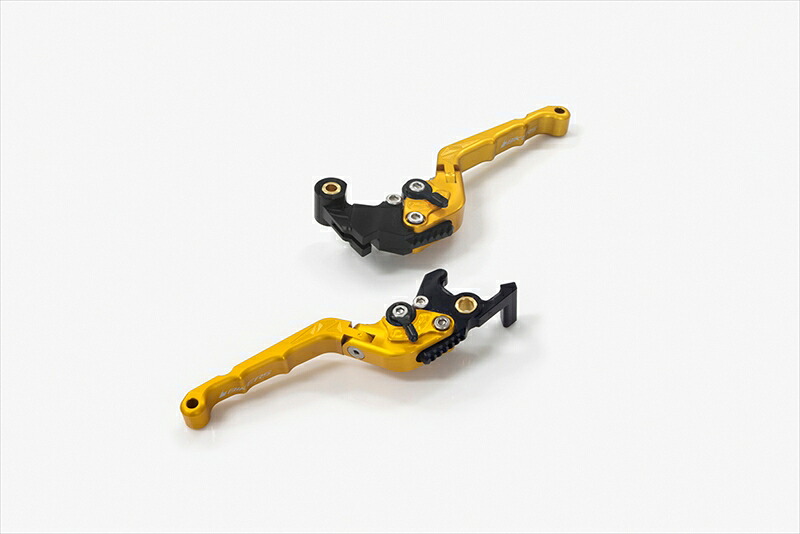 バイクパーツBIKERS(バイカーズ) レバーセット 可倒式 カーブタイプ ライトゴールドY0539-LGD4550646186942｜バイク・バイク用品はとやグループ