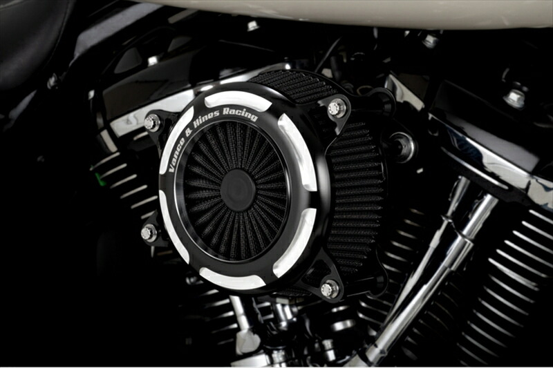バイクパーツ バンスアンドハインズ VO2 エアインテイク ONYX ブラックコントラスト TWIN CAM ケーブル2本引き)99-1741115 4550646191458|バイク・バイク用品はとやグループ
