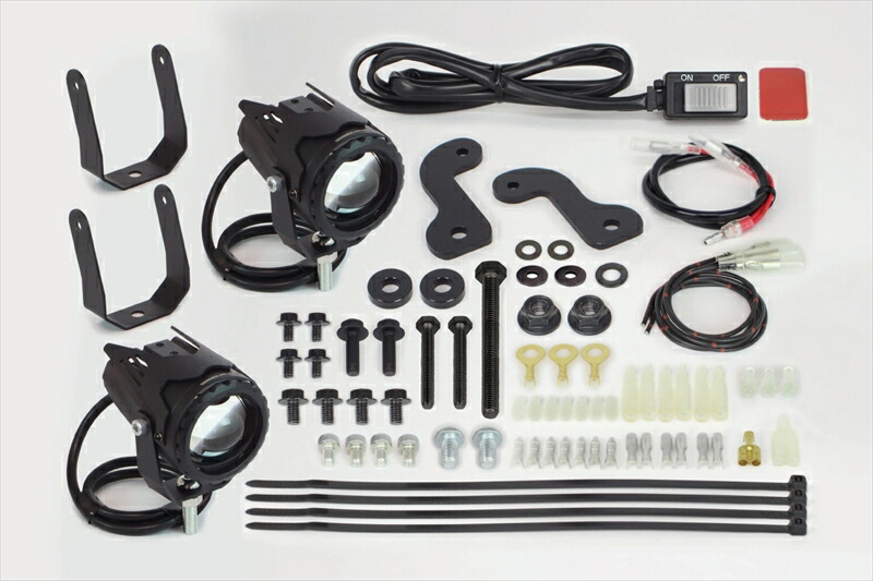 【5日前後で発送】バイクパーツ 電装系 SP TAKEGAWA(スペシャルパーツタケガワ) LEDフォグランプキット カットライン/10W 05-08-0653 4514162846445