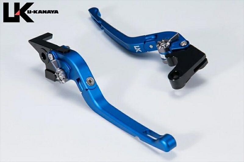 バイクパーツ ハンドル ユーカナヤ レバーセット Rタイプ BL/SV ツヤケシ XMAX 23- YA049-148-0714 4550646197283
