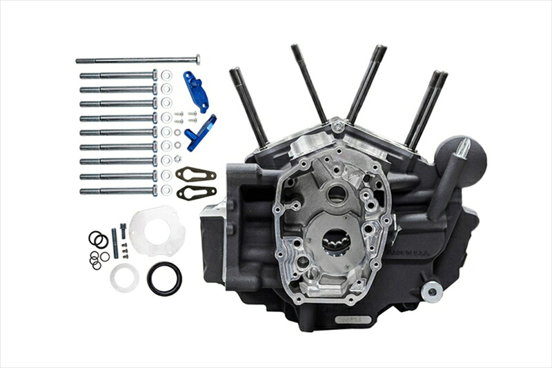バイクパーツ エスアンドエスサイクル クランクケース アッシー4-1/2インチボア M8 Touring 17-25 310-1341 4550646198396