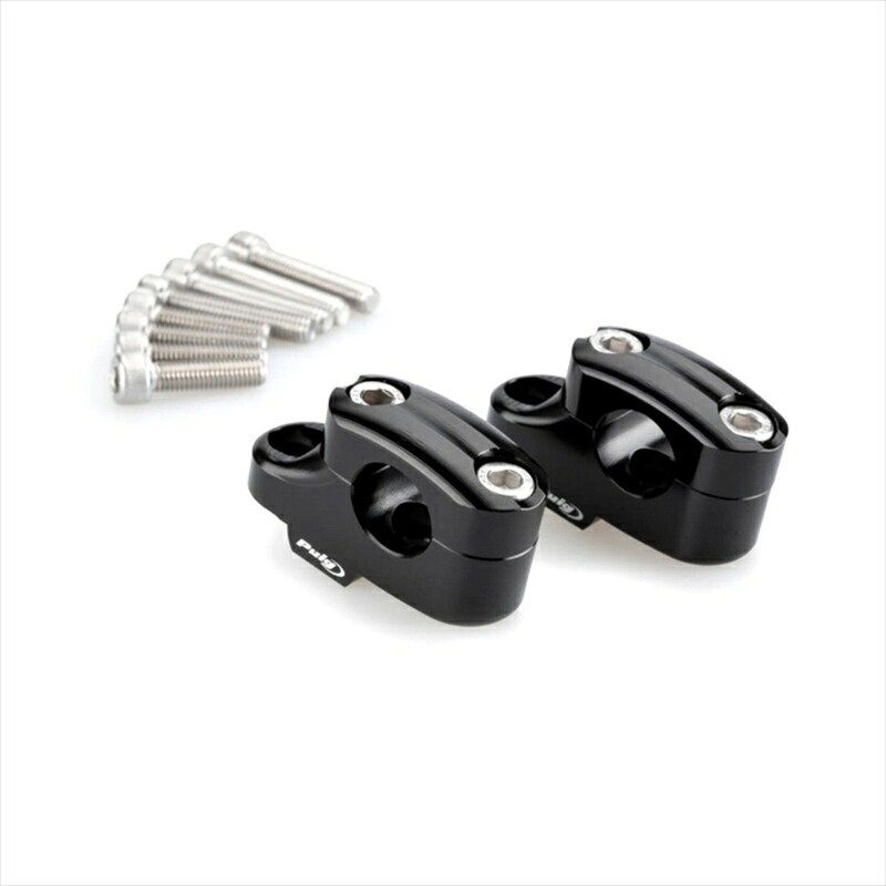 バイクパーツ ハンドル プーチ プルバックライザー PULLBACK RISERS ブラック 21750N 4571414853651