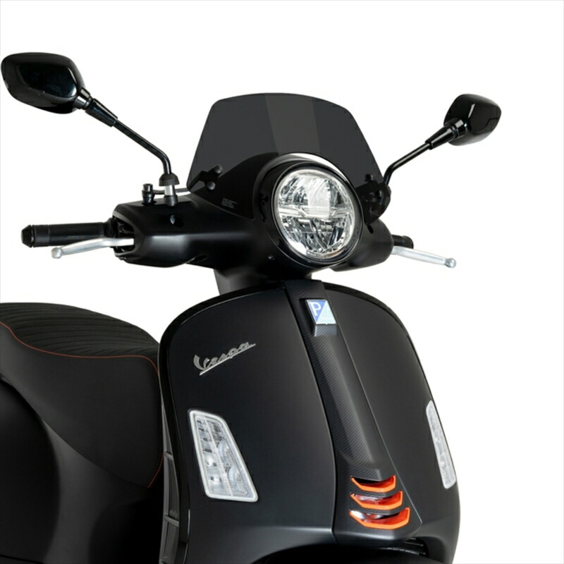 バイクパーツ 外装 プーチ ウインドシールドGTS SPORT ダークスモーク VESPA GTS300 23-24 21768F 4571414854504 18,542円