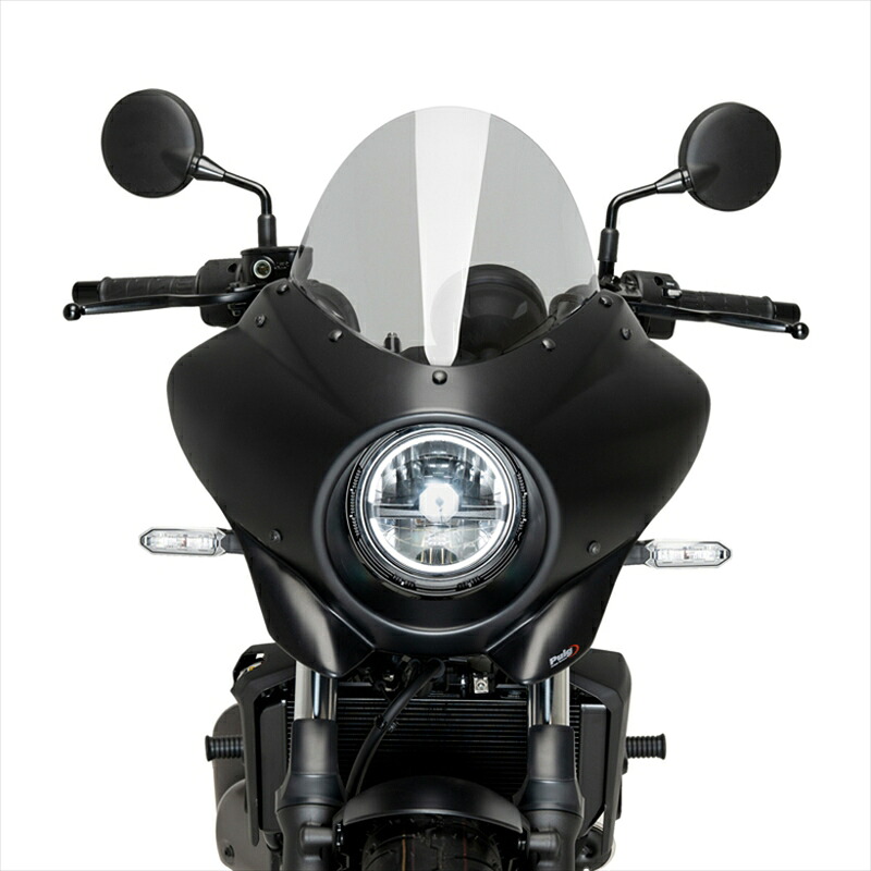 バイクパーツ 外装プーチ セミフェアリング ミラージュ TOURING マッドブラック/スモーク ELIMINATOR 500 24- /ELIMINATOR 400 24-22145H 4571414858144｜バイク・バイク用品はとやグループ