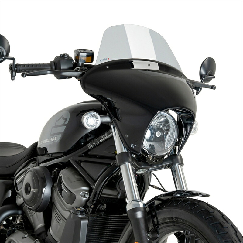 バイクパーツ 外装 プーチ ウインドシールド バットウイングSML TOURING グロスブラック/スモーク HARLEY-D NIGHTSTER 975 SPECIAL 23- 21914H 4571414858533