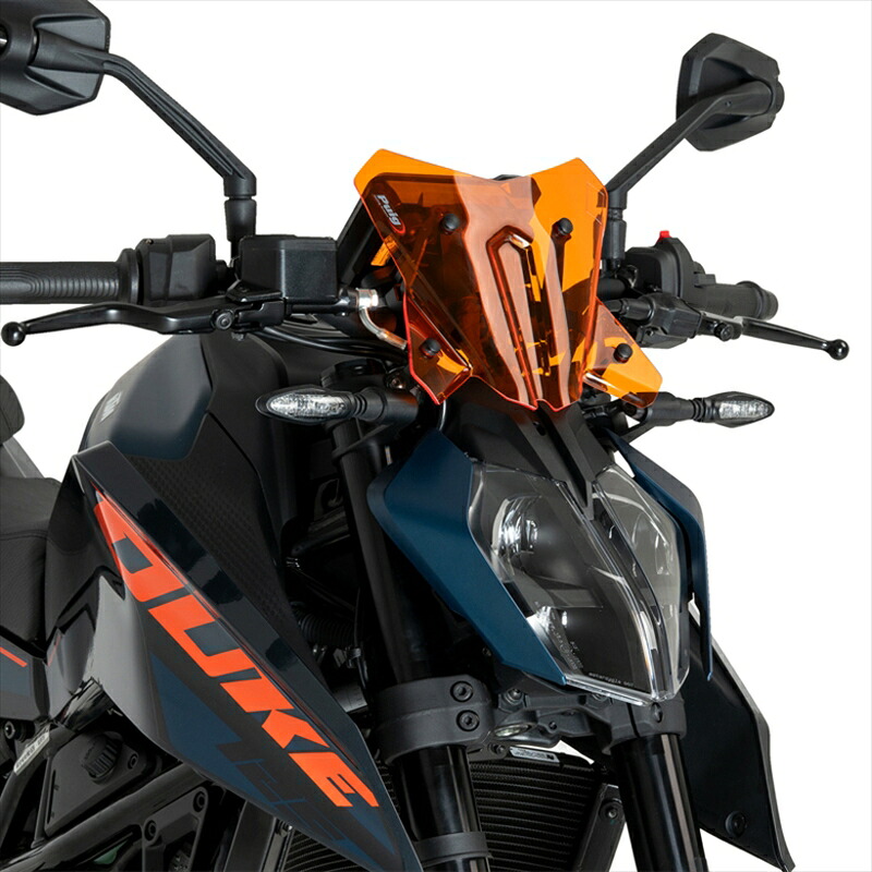 バイクパーツ 外装 プーチ ニュージェネレーションNKスクリーン SPORT オレンジ 125 DUKE 24-/390DUKE 24- 21997T 4571414859264