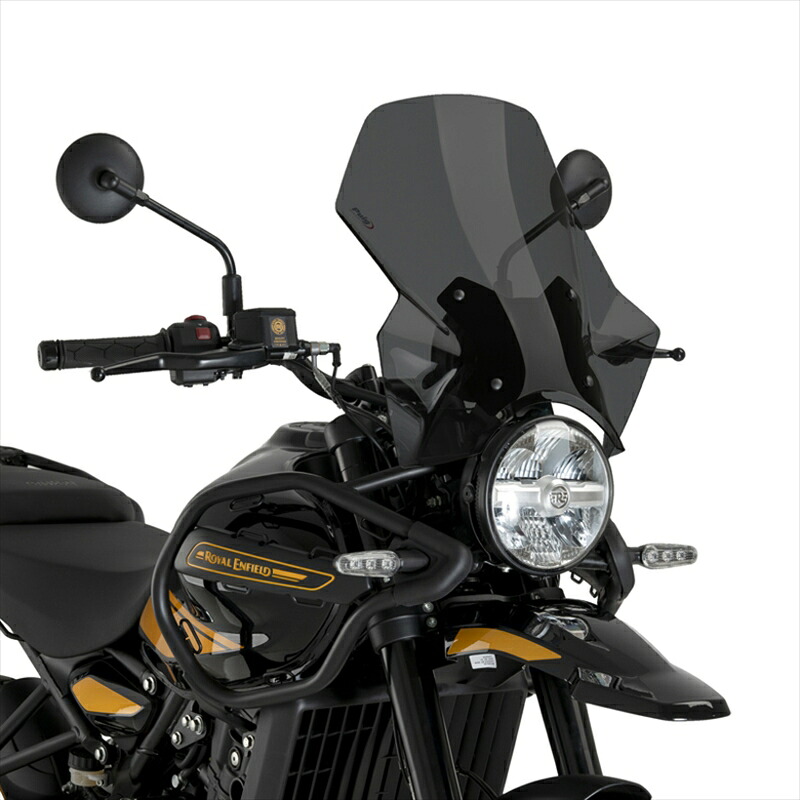 バイクパーツ 外装 プーチ アジャスタブルスクリーン ダークスモーク ROYAL ENFIELD HIMALAYAN 450 24-25 22113F 4571414859677