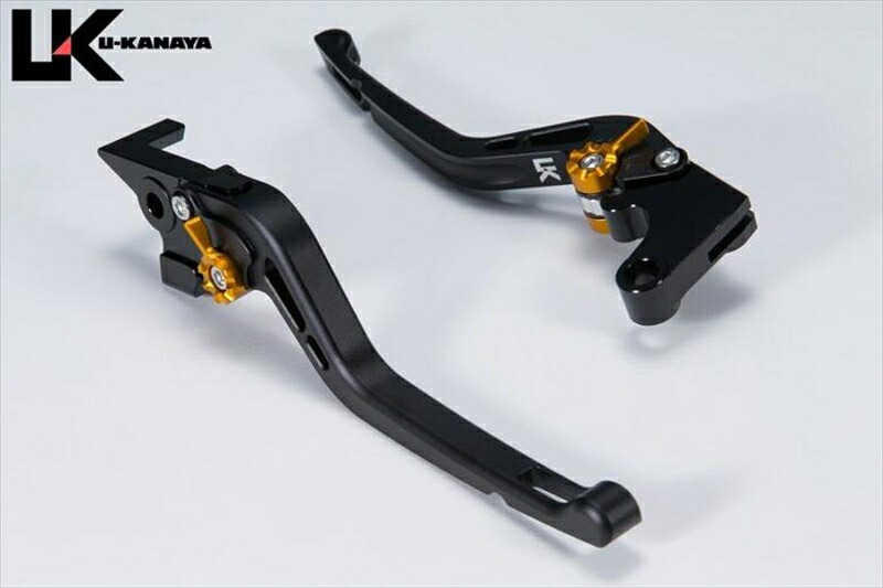 バイクパーツ ハンドル ユーカナヤ レバーセット GPタイプ/ロング BK/TI ツヤケシ YZF-R7 22 8BL-RM39J YA065-146-0511 4550646217622