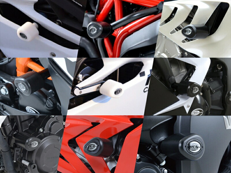 バイクパーツ 外装 アールアンドジー Aero Crash Protectors:BLACK CB1000 HORNET/SP 25- RG-CP0594BL 4573619307267 14,832円