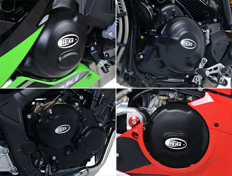バイクパーツ アールアンドジー ENGINE CASE COVER:SET CB1000R 18-21 左右セット 1台分 RG-KEC0142BK 4573619307502
