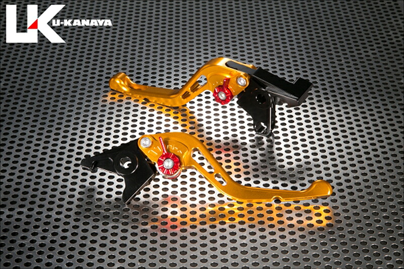 バイクパーツ ハンドル ユーカナヤ レバーセット GPタイプ/ショート GD/BL Z H2SE 21-25 KA078-137-0602 4550646225511