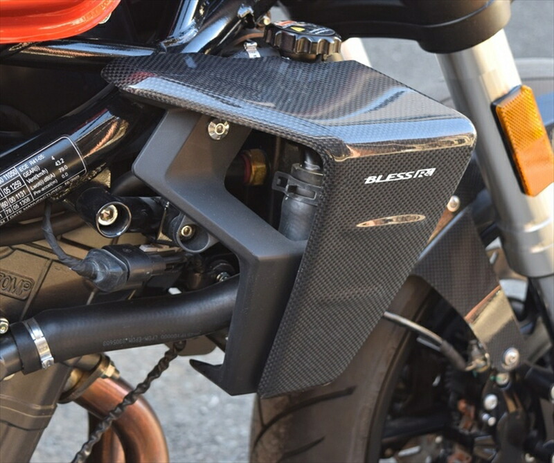 バイクパーツ 外装 ブレスクリエイション カーボンラジエターシュラウドカバー クリア塗装品 X350 23-24 X35-01-004 4573222762514