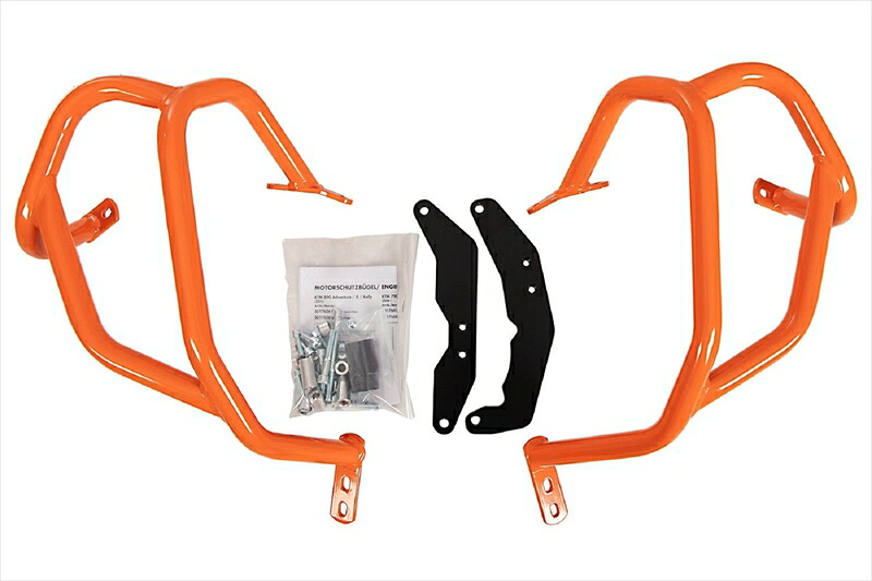 バイクパーツHEPCO&BECKER(ヘプコアンドベッカー) エンジンガード オレンジ5017656 00 064550646242273｜バイク・バイク用品はとやグループ