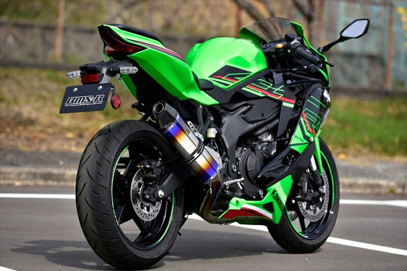 バイクパーツ マフラー ビームスモーターカンパニー チタンフルエキ CORSA-EVOII ヒートチタン 政府認証 ZX-4RR/ZX-4R SE 23- 8BL-ZX400P G435-65-TF6 4582285349587