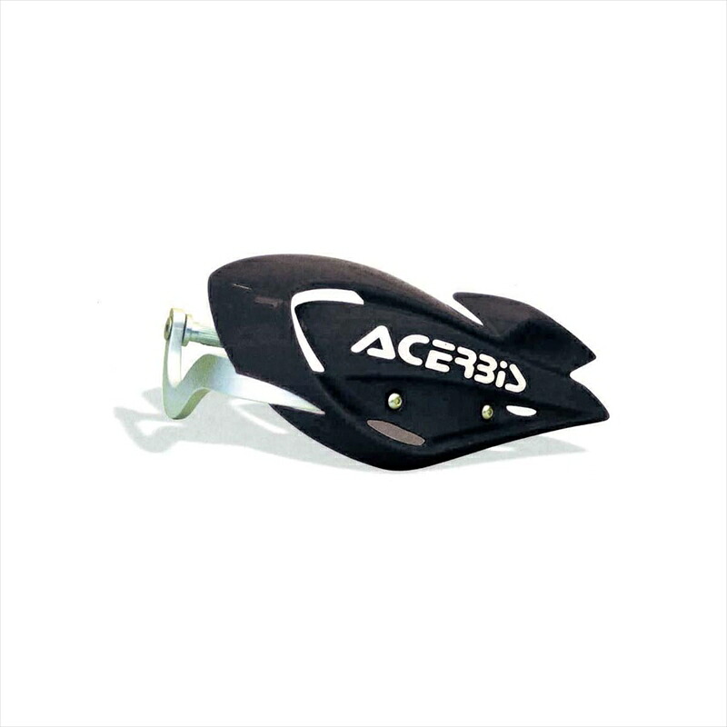 バイクパーツ ハンドル アチェルビス シングルマウントハンドガード ブラック AC-94-63BK 4547424693785 ブラック