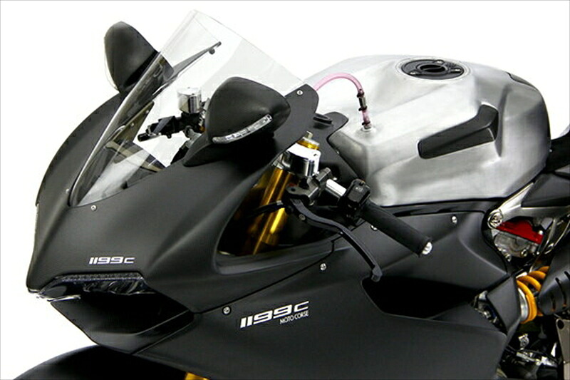 バイクパーツ 外装モトコルセ オプティカルウインドスクリーン ライトスモーク MONSTER1100/796/696MCWS0021LS 4550646248237｜バイク・バイク用品はとやグループ