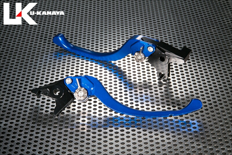 バイクパーツ ハンドル ユーカナヤ レバーセット ツーリング BL/OR TRIUMPH DAYTONA660 24- TR004-097-0804 4550646254115