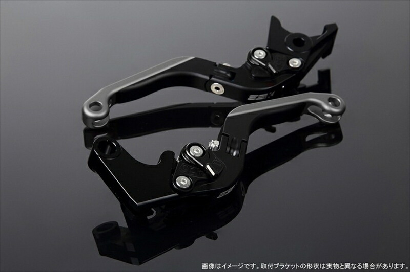 【5日前後で発送】バイクパーツ ハンドル エスエスケイ スピードラ アジャストレバー 可倒延長式 Mブラック/Mブラック/MチタンGSX-R1000 07-08 LVGM049BK-BKTM 4580540638988