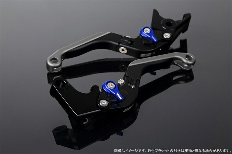 【5日前後で発送】バイクパーツ ハンドル エスエスケイ スピードラ アジャストレバー 可倒延長式 Mブラック/Mブルー/MチタンGSX-R1000 07-08 LVGM049BK-BETM 4580540639336 11,550円