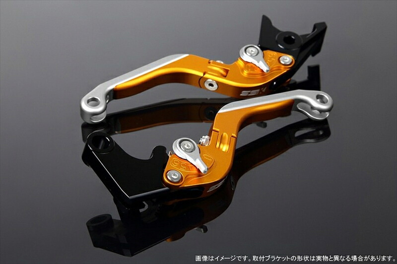 【5日前後で発送】バイクパーツ ハンドル エスエスケイ スピードラ アジャストレバー 可倒延長式 Mゴールド/Mシルバー/MシルバーGSX-R1000 07-08 LVGM049GD-SRSR 4580540639527