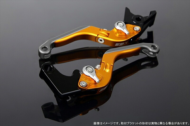 【5日前後で発送】バイクパーツ ハンドル エスエスケイ スピードラ アジャストレバー 可倒延長式 Mゴールド/Mシルバー/MチタンGSX-R1000 07-08 LVGM049GD-SRTM 4580540639541