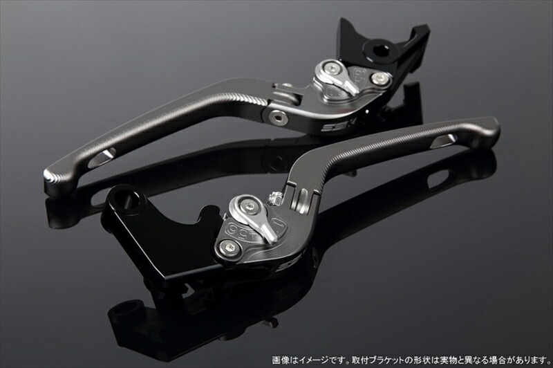 バイクパーツ ハンドル エスエスケイ スピードラ アジャストレバー 3D可倒式 Mチタン/Mシルバー CBR1000RR 17- LVDM016TM-SR 4589995200603