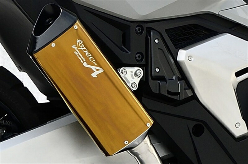 バイクパーツ マフラー ヤマモトレーシング SPEC-A SLIP-ON TYPE-SA ゴールド ブラックエンド X-ADV 17-25 10758-01SAG 4521717010145