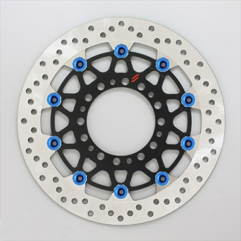 バイクパーツ サンスター ブレーキ プレミアムRホール φ310 CB1300SF 14- ピン：ブルー LM218W-BL 4589719024324
