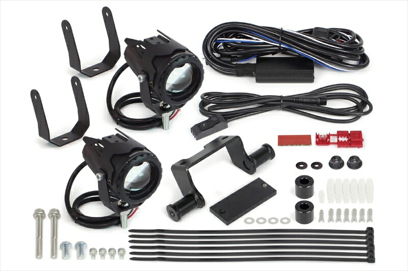 【5日前後で発送】バイクパーツ SP TAKEGAWA(SP武川) LEDフォグランプキット カットライン/10W/2色 2個入 05-08-0688 4514162848623