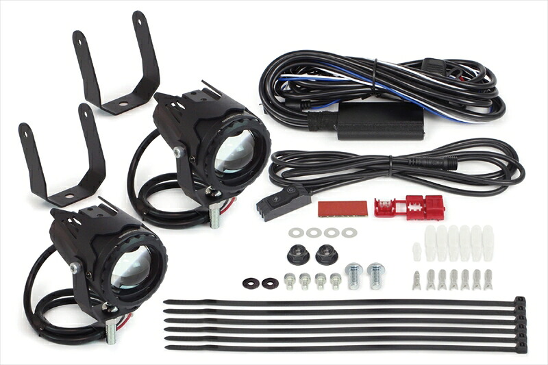 【5日前後で発送】バイクパーツ SP TAKEGAWA(SP武川) LEDフォグランプキット カットライン/10W/2色 レッグ用 05-08-0690 4514162848647