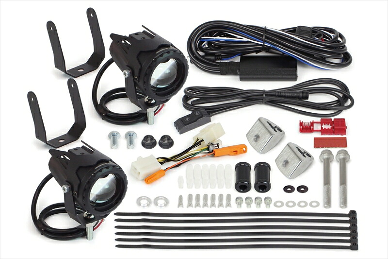 【5日前後で発送】バイクパーツ SP TAKEGAWA(SP武川) LEDフォグランプキット カットライン/10W/2色 2個入 05-08-0691 4514162848654