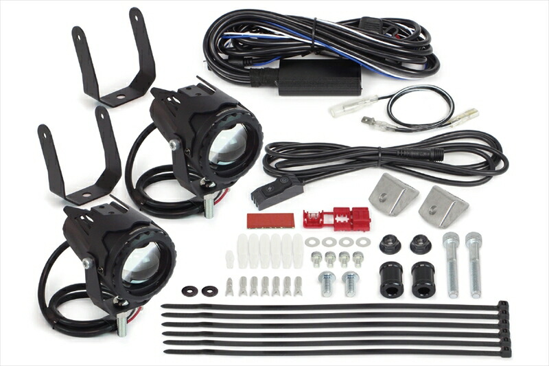 【5日前後で発送】バイクパーツ SP TAKEGAWA(SP武川) LEDフォグランプキット カットライン/10W/2色 2個入 05-08-0699 4514162848739