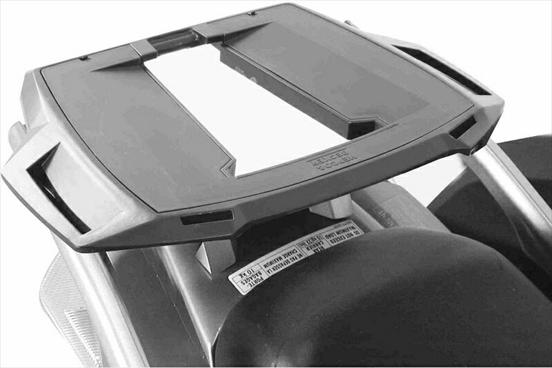 バイクパーツ HEPCO&BECKER(ヘプコアンドベッカー) トップケースキャリア アルラック ブラック 6502506 01 01 4548664530496