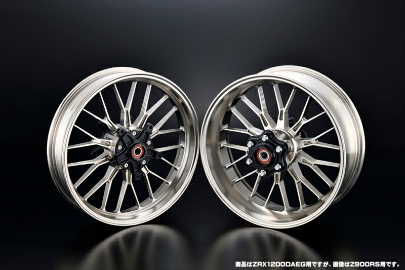 バイクパーツ オーヴァーレーシング GP-XX F350/R600-17 ホイールセット ZRX1200DAEG フラッシュチタン 82-811-20T 4539770131073
