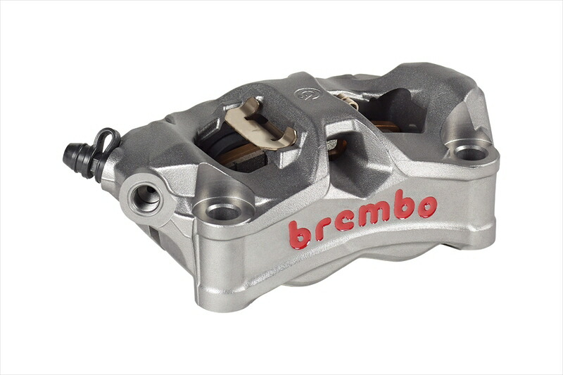 バイクパーツ BREMBO(ブレンボ) STYLEMA ラジアル モノブロック 4P キャリパー チタニウムアルマイト レッドロゴ 左 120.D020.10 4550646279415