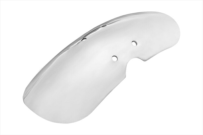 バイクパーツ MOTONE CUSTOMS(モートーン) フロントフェンダー SHORTY アルミ ポリッシュ MTE126 4550646267443