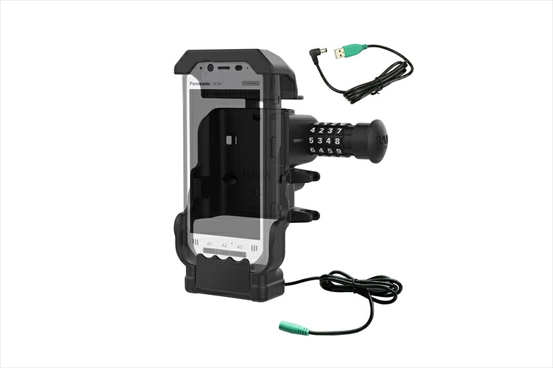 バイクパーツ 電子機器類 RAM MOUNTS(ラムマウント) GDSパワードック Panasonic FZ-N1/F1専用 ロック付 ボール無 RAM-HOL-PAN11PCLU 4550255897864