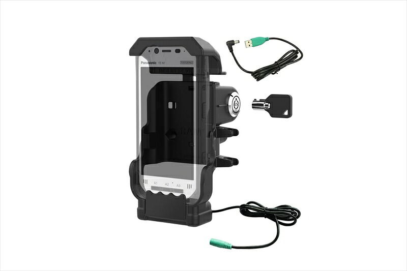 【5日前後で発送】バイクパーツ 電子機器類 RAM MOUNTS(ラムマウント) GDSパワードック Panasonic FZ-N1/F1専用 キーロック付 ボール無 RAM-HOL-PAN11PKLU 4550255897871