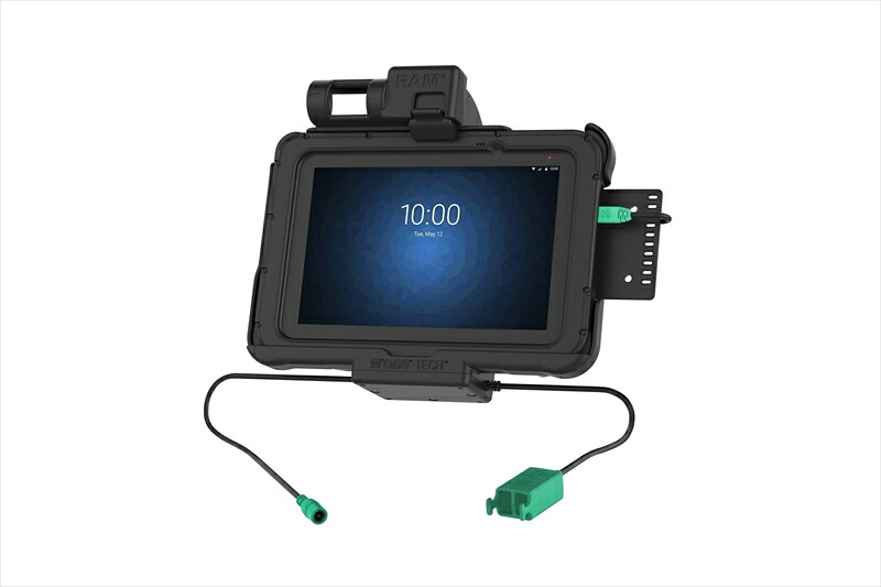 バイクパーツ 電子機器類 RAM MOUNTS(ラムマウント) GDSパワードック Zebra ER5x 8.3/8.4専用 USB TypeAポートx2 ボール無 RAM-HOL-ZE10PD2U 4550255923174