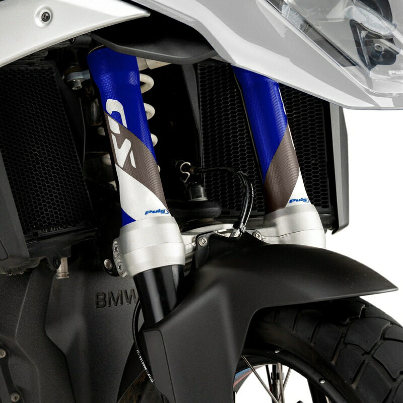 バイクパーツ アクセサリー PUIG(プーチ) フォークプロテクター ホワイト 22051B 4571414856980