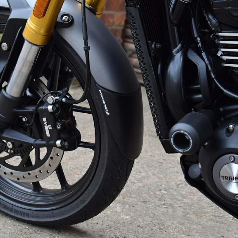 バイクパーツ 外装 PUIG(プーチ) エクステンドフェンダー フロント ブラック 22176N 4571414858007