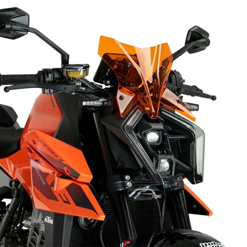バイクパーツ 外装 PUIG(プーチ) ニュージェネレーションNKスクリーンSPORT オレンジ 21995T 4571414858618