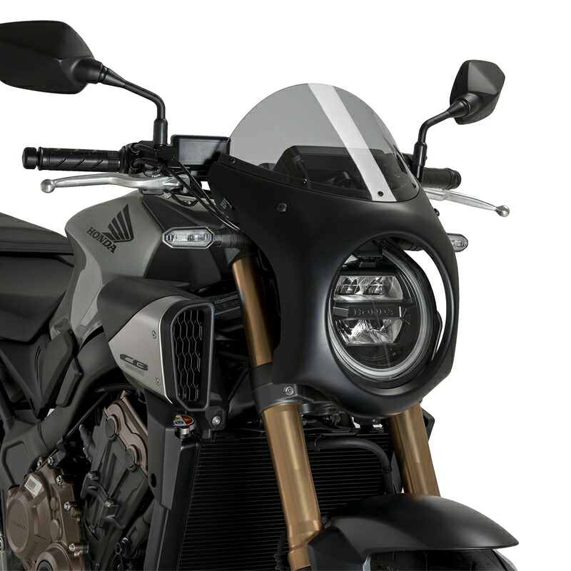 バイクパーツ 外装PUIG(プーチ) レトロセミフェアリング スモーク21961H4571414858861｜バイク・バイク用品はとやグループ 57,918円