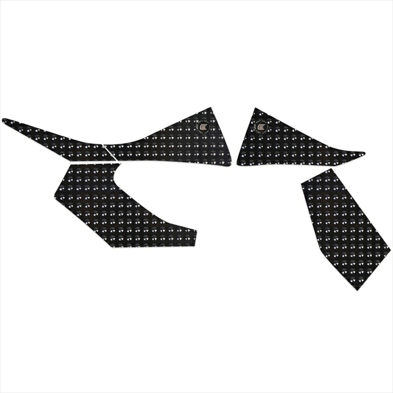 バイクパーツ 外装 R&G(アールアンドジー) Eazi-Grip Tank Grips:EVO:BLACK COLOR RG-EVO523BL 4573619294406
