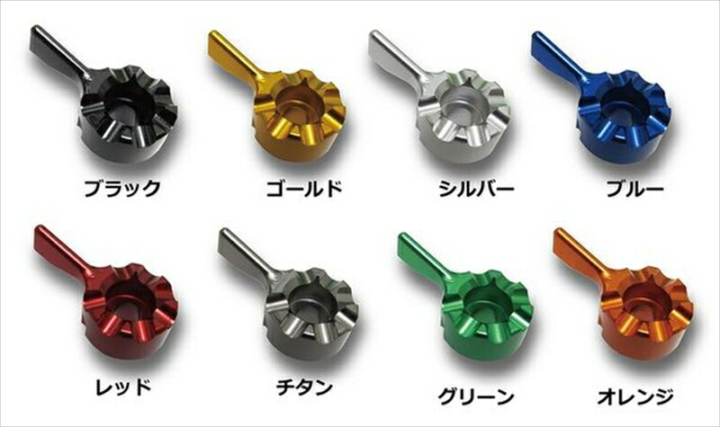 バイクパーツ ハンドル U-KANAYA(ユーカナヤ) ブレーキレバー STD/ロング BK/GD KA033-031-0101-R 4549950267263