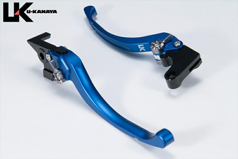 バイクパーツ ハンドル U-KANAYA(ユーカナヤ) レバーセット ツーリング BL/TI YA035-133-0814 4550646236104