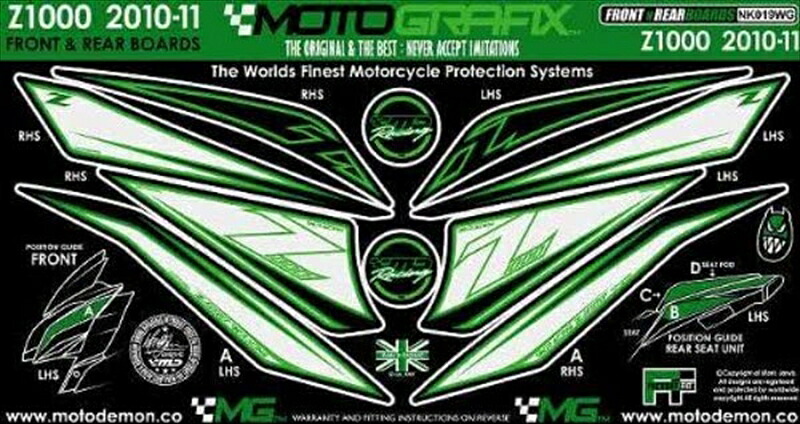 バイクパーツ アクセサリーMOTO GRAFIX(モトグラフィックス) ボディパッド KNEE/TANKMT-NK019WG4580041205580|バイク・バイク用品はとやグループ