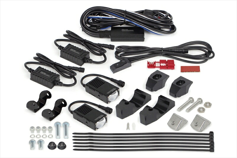 バイクパーツSP TAKEGAWA(SP武川) LEDスモールフォグランプキット カットライン/2色 アンダー用 05-08-07084514162849101｜バイク・バイク用品はとやグループ