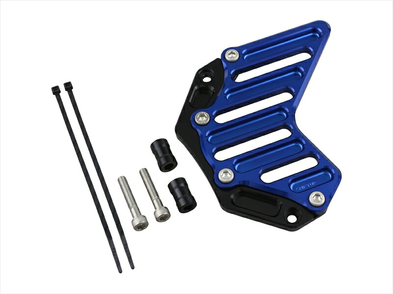 バイクパーツ SHIFT UP(シフトアップ) ビレットスプロケットカバー ブラック/ブルー 290201-61 4580425073477