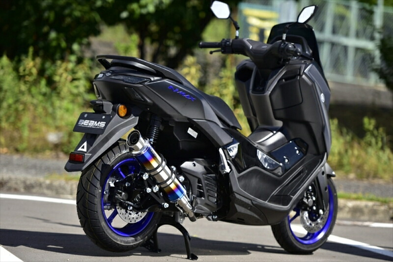おまけ付 NMAX125 BEAMS ビームス　R-EVO チタンマフラー BEAMS バイク マフラー N-MAX125 8BJ-SEL1J R-EVO2 ヒートチタン
